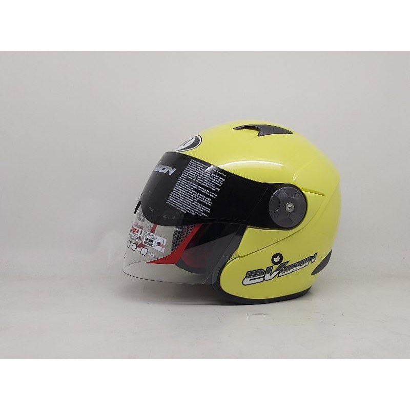 Helm Kyt 2 Vision Kuning Lemon
