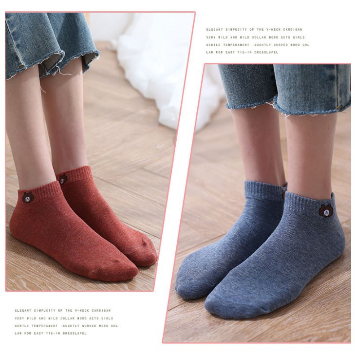 006 KAOS KAKI ANKLE KAUS KAKI IMPORT MURAH KAOS KAKI SEMATA KAKI / MOTIF LINE LUCU-4