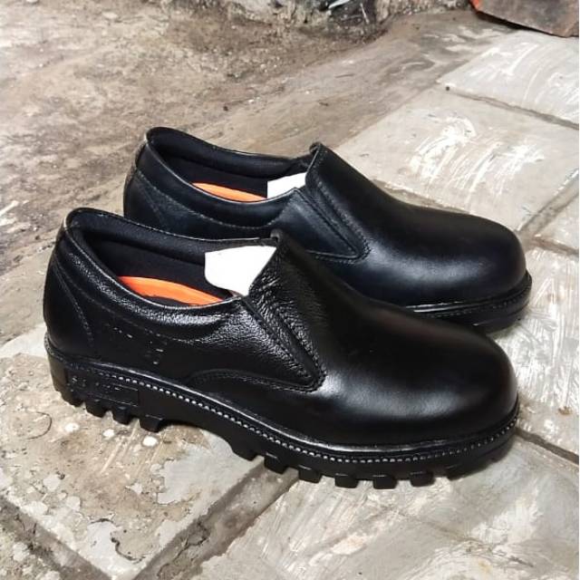 SEPATU SAFETY PENDEK PRIA KEKINIAN SEPATU PRIA 2021 SEPATU KULIT SEPATU TERBARU