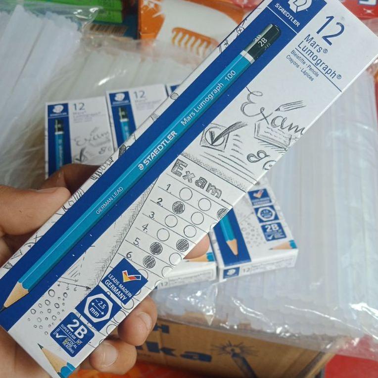 

<WoZ❤> pensil 2B staedler mars Lumograph 1lusin /Promo mingguan