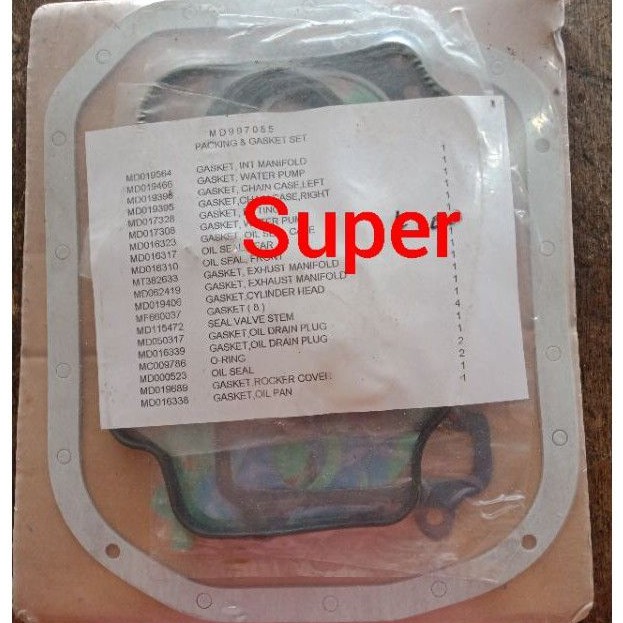 Gasket packing fullset set L100 minicab