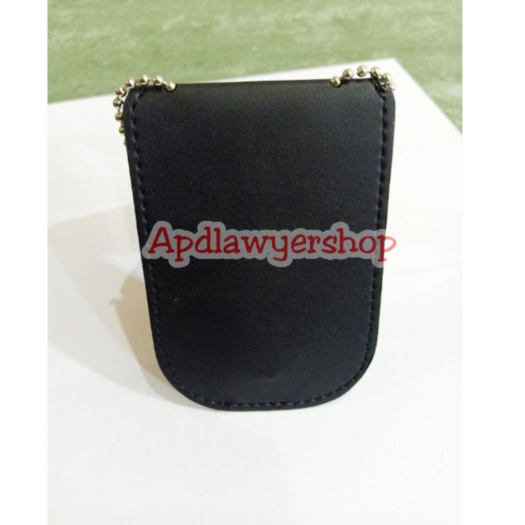 

[PRODUK AAJ7P] Dompet KTA Dompet Kalung Lencana Dompet Name Tag Id Card Dompet Kartu plus Kalung Kulit Magnet Bagus K0L