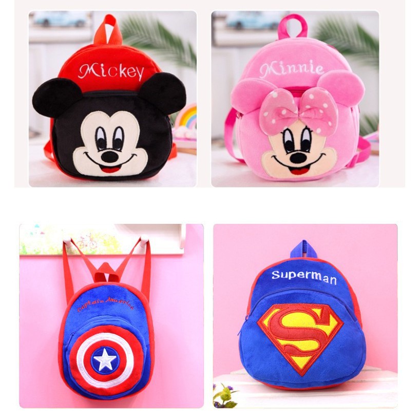 ❤️GTB❤️ Tas Ransel Anak sekolah TK SD Karakter Bag Backpack Mini Motif Cartoon Cute cod R115