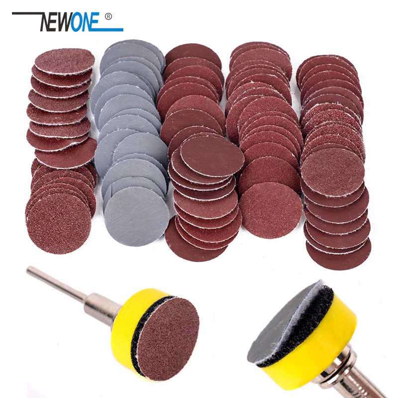 Mata Bor 100PCS Polishing Fiber Wheel Sanding Disc Amplas Penghalus