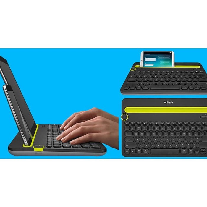 LOGITECH K480 DEVICE BLUETOOTH KEYBOARD GARANSI RESMI LOGITECH - Mix