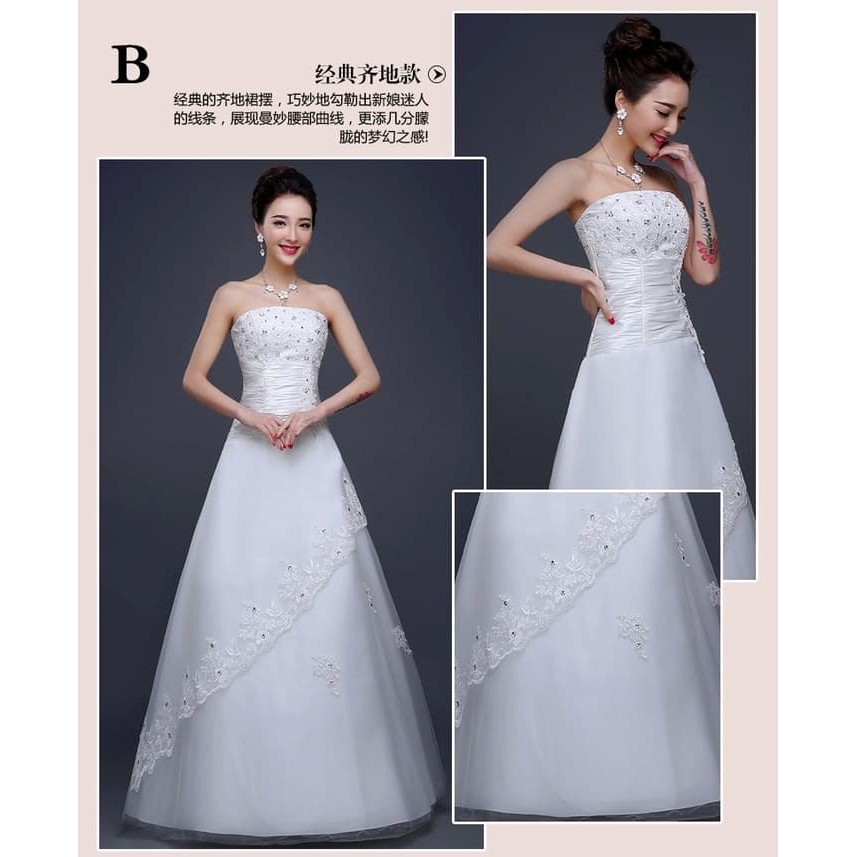 Wedding dress - Gaun Pengantin QI PAYET Korea