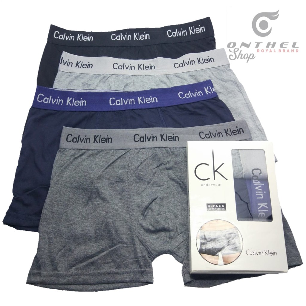 Celana Dalam Pria Boxer Clasik  Underwear 1 Box isi 3 pcs sesuai gambar