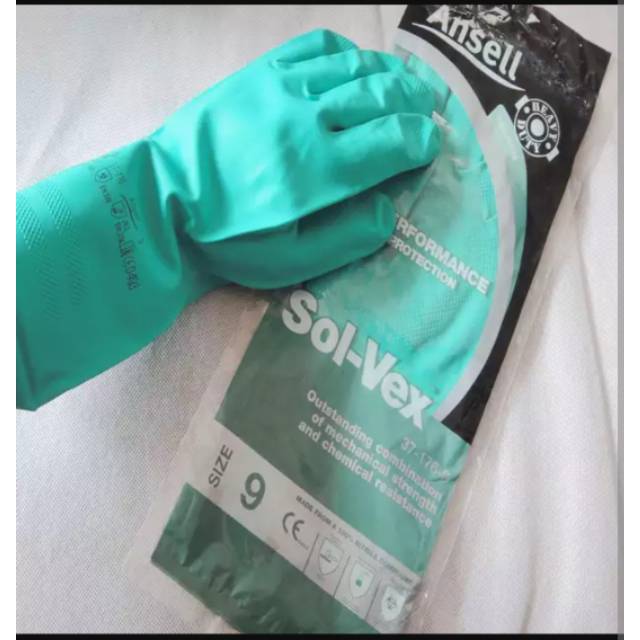 Sarung Tangan Safety Ansell Solvex 37-175