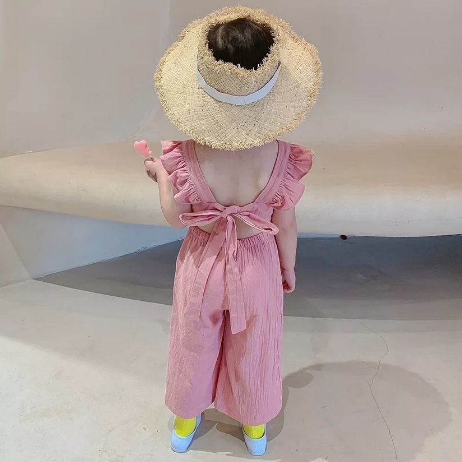 IL - Jumpsuit Aira Anak Perempuan / Setelan Jumpsuit Balita Perempuan Ruffle Korea Style