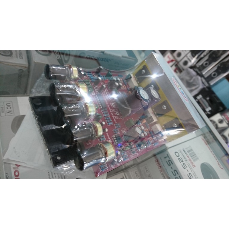 POWER KIT Amplifier MESIN SPEAKER AKTIF KARAOKE DMS 2200 + PANEL