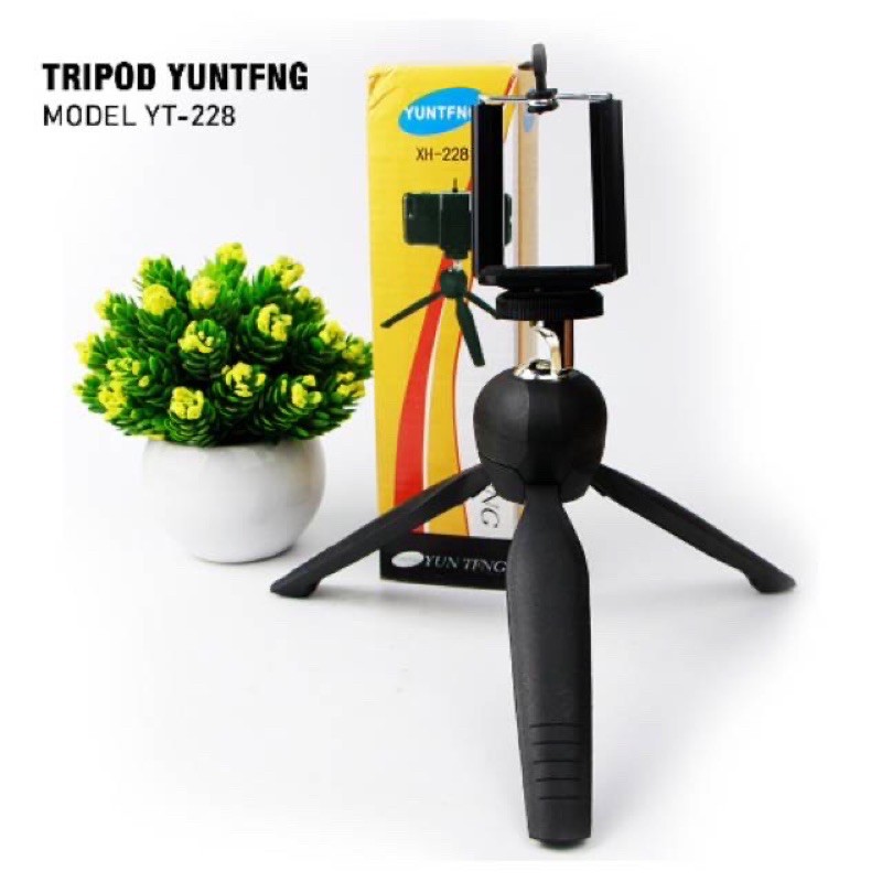 Tripod Yunteng XH-228 Free Holder U Tripod Mini Yunteng Panoramic Rotation