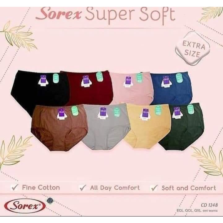 CD Sorex 1248 SuperSoft Celana Dalam Big Size 4L - 6L