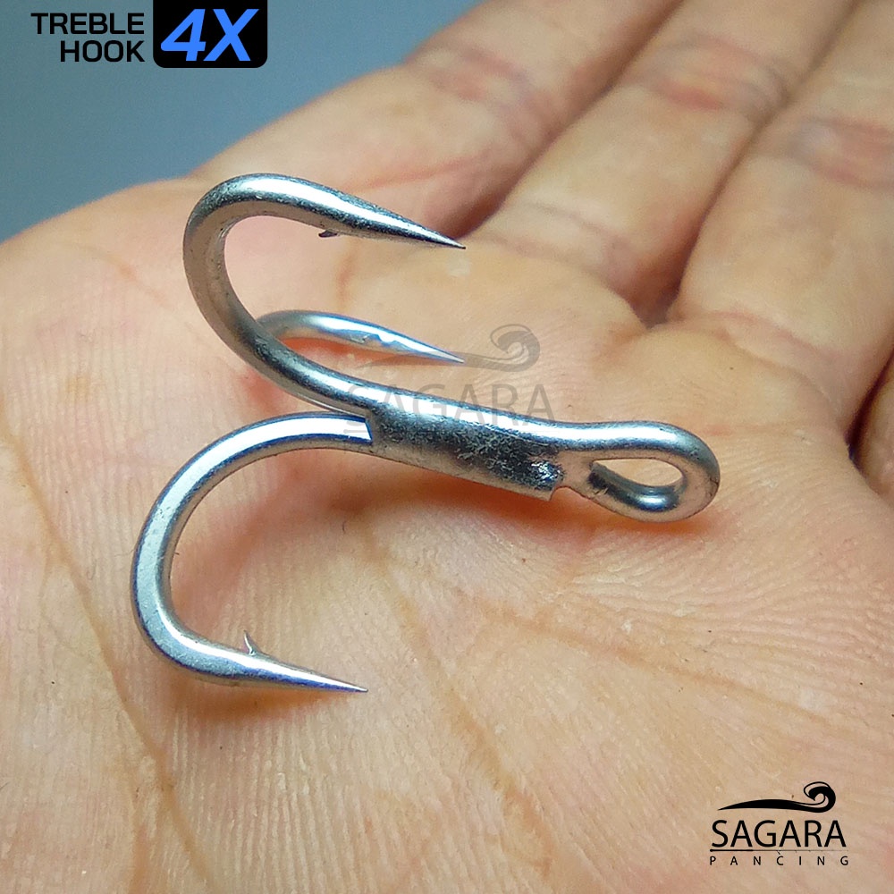 Treble Hook 4X Strong Trebel Hook Kail Jangkar-4