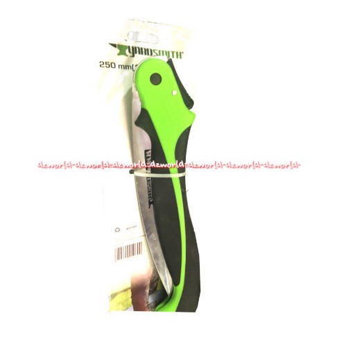 Yardsmith 250mm Pisau Lipat Otomatis Untuk Tanaman Pisau Taman Knife Foadable Green Hijau