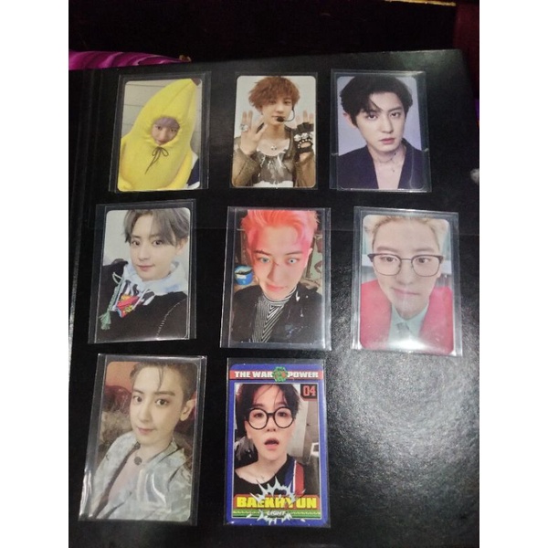 pc exo Chanyeol Takeall cy banana, cy dftf, cy x-exo, cy Fortune card, cy jasmer. pc Baekhyun power