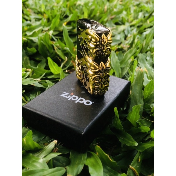 Korek Zippo Motif Emblem Cakar Naga Korek Zippo Unik Korek Premium