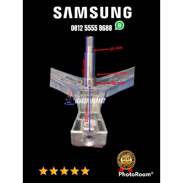 Spider Segitiga Krospis Mesin Cuci Samsung WW65J3283LW & WW65H5200EW