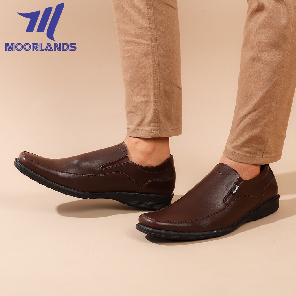 MOORLANDS Original Sepatu Slip On Pria Sepatu Pantofel Pria Terbaru Sepatu Formal Pria