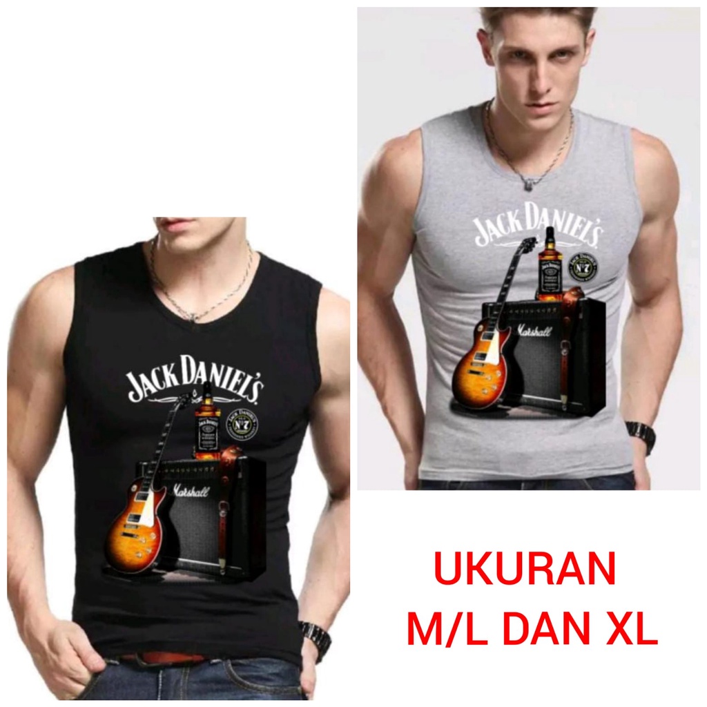 ALIPIO FASHION - SINGLET PE MOTIF JACK MARSHALL / singlet pria / singlet keren / terbaru / kekinian