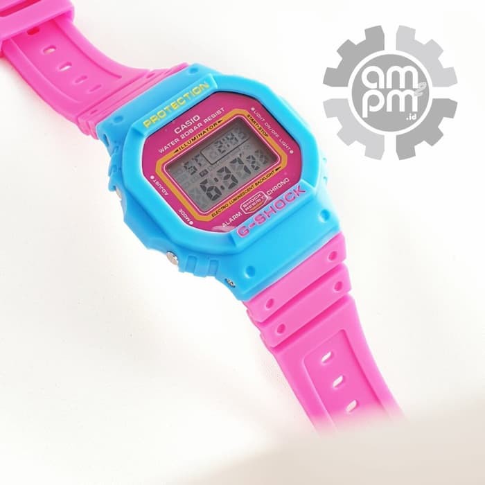 JAM TANGAN G-SHOCK THROWBACK DW-5600TB-4BJF