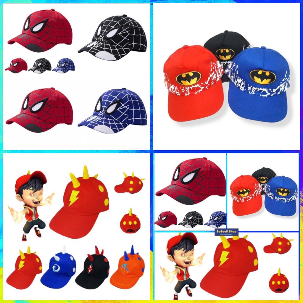 Topi Anak Laki Laki / Topi Anak Baseball / Topi Baseball Anak Laki Laki / Topi Anak Laki Laki Motif 
