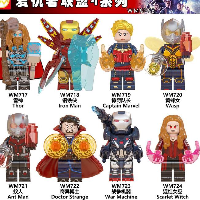 Super promo ¯➜ WM722 - Doctor Strange Avengers Endgame Minifigure Brick Lego WM6063 New Arrival