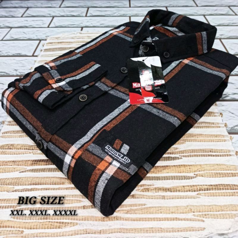 kemeja Flanell jumbo - kemeja Flanel pria - kemeja Flanel