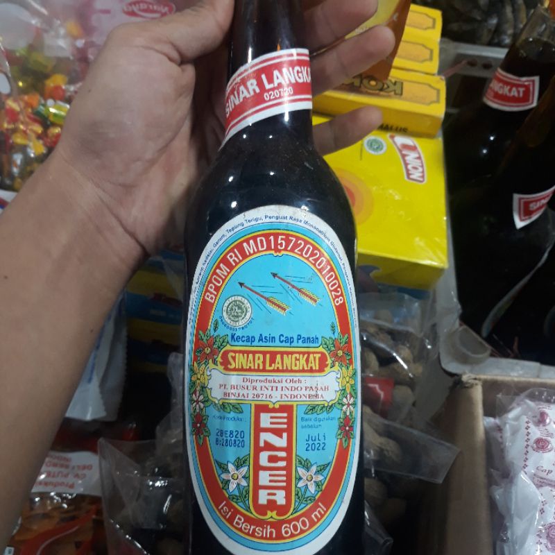 

kecap asin cair cap panah has medan 1 botol besar