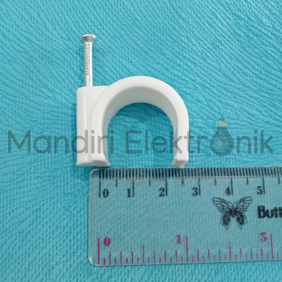 Klem Pipa PVC 22mm 1/2&quot; + Paku Beton Asli