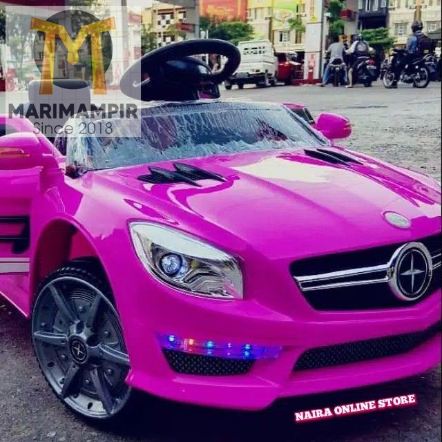Marimampir MAINAN MOBIL AKI ANAK CEWEK PEREMPUAN TERBARU MURAH KEREN BERKUALITAS - Merah Muda
