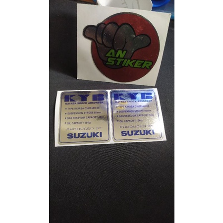 stiker shock suzuki kyb aka gsx400