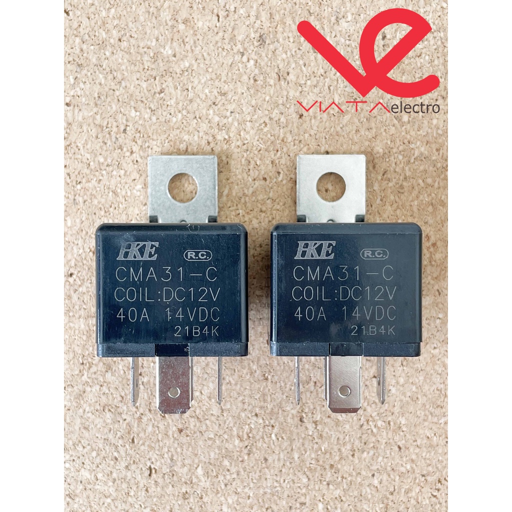 RELAY MOBIL 12V 5PIN (1BUAH) 40A RELAY MOBIL 12V 5 KAKI HKE ASLI CMA31-C RELAY TRUK RELAY AUDIO