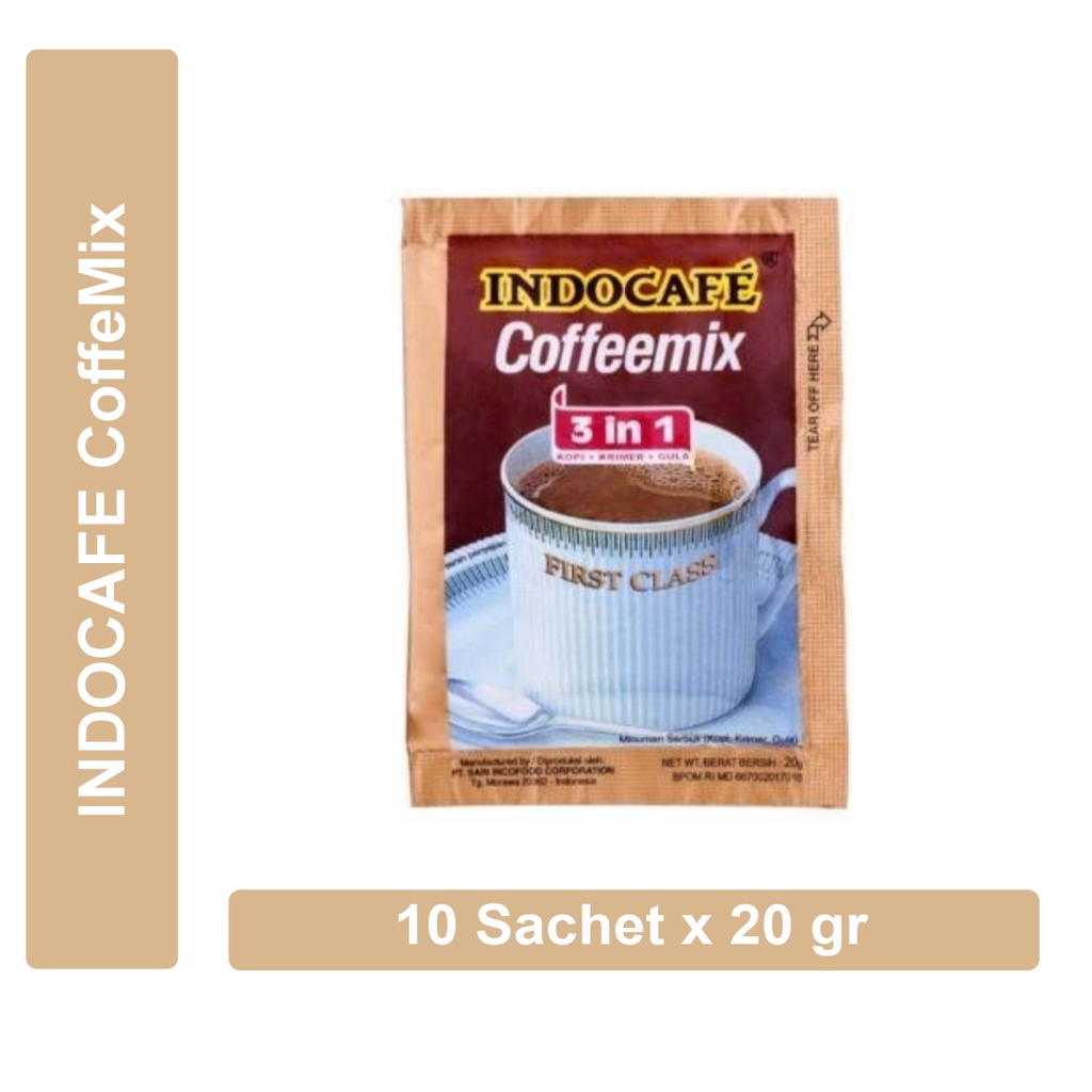 

Indocafe CoffeMix 3 in 1 20 gr x 10 Sachet (1 renceng)
