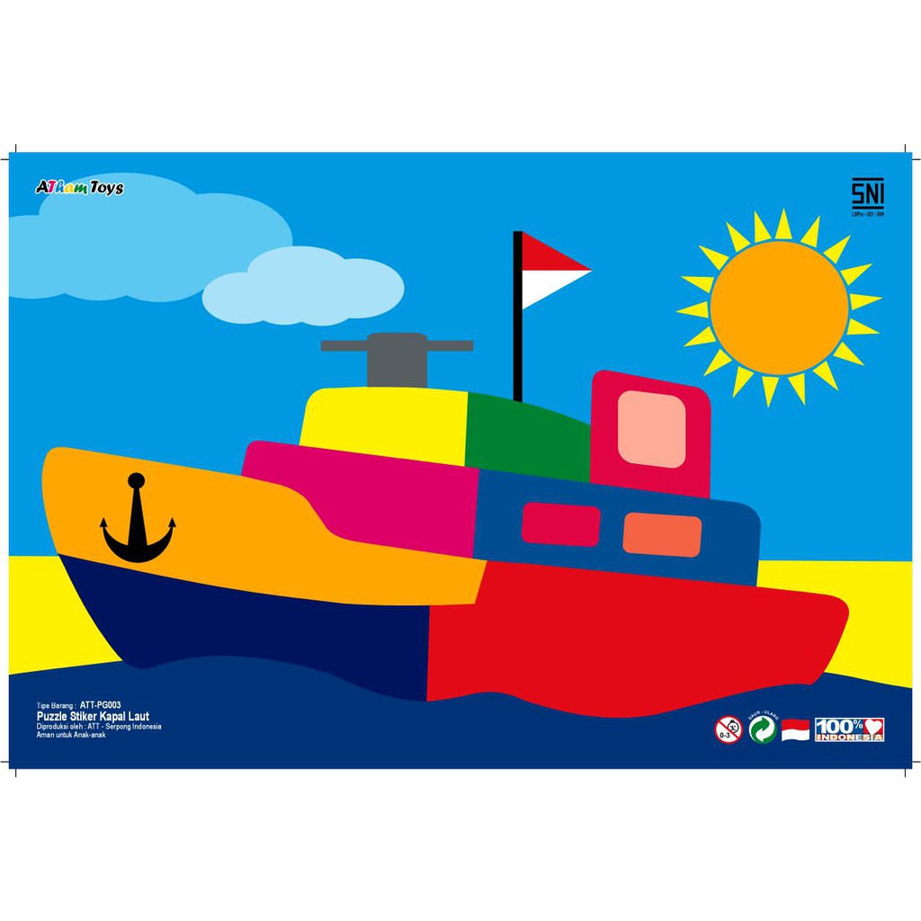 Puzzle Kapal Laut Mainan Anak Edukasi Shopee Indonesia