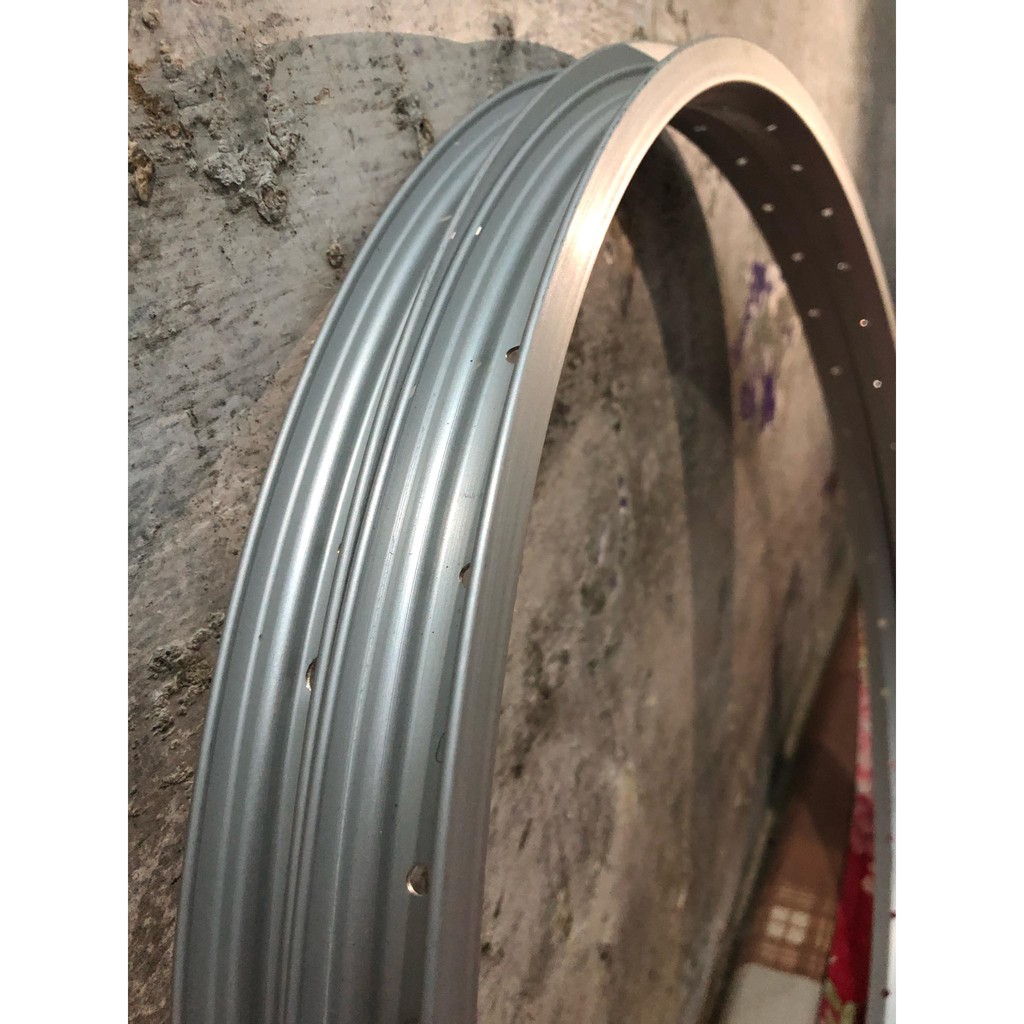 Velg Rims Sepeda MTB 26&quot; 36 Hole Single Wall silver