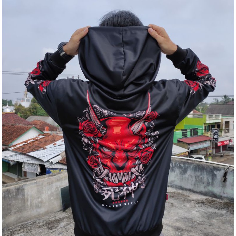 HOODIE SUNMORI RIDELINE DEVIL ROSE