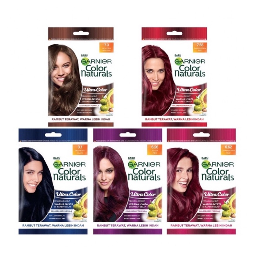 Garnier Hair Color Natural Express Cream / Creme Riche / Ultra / Pastel Pewarna Rambut Instan