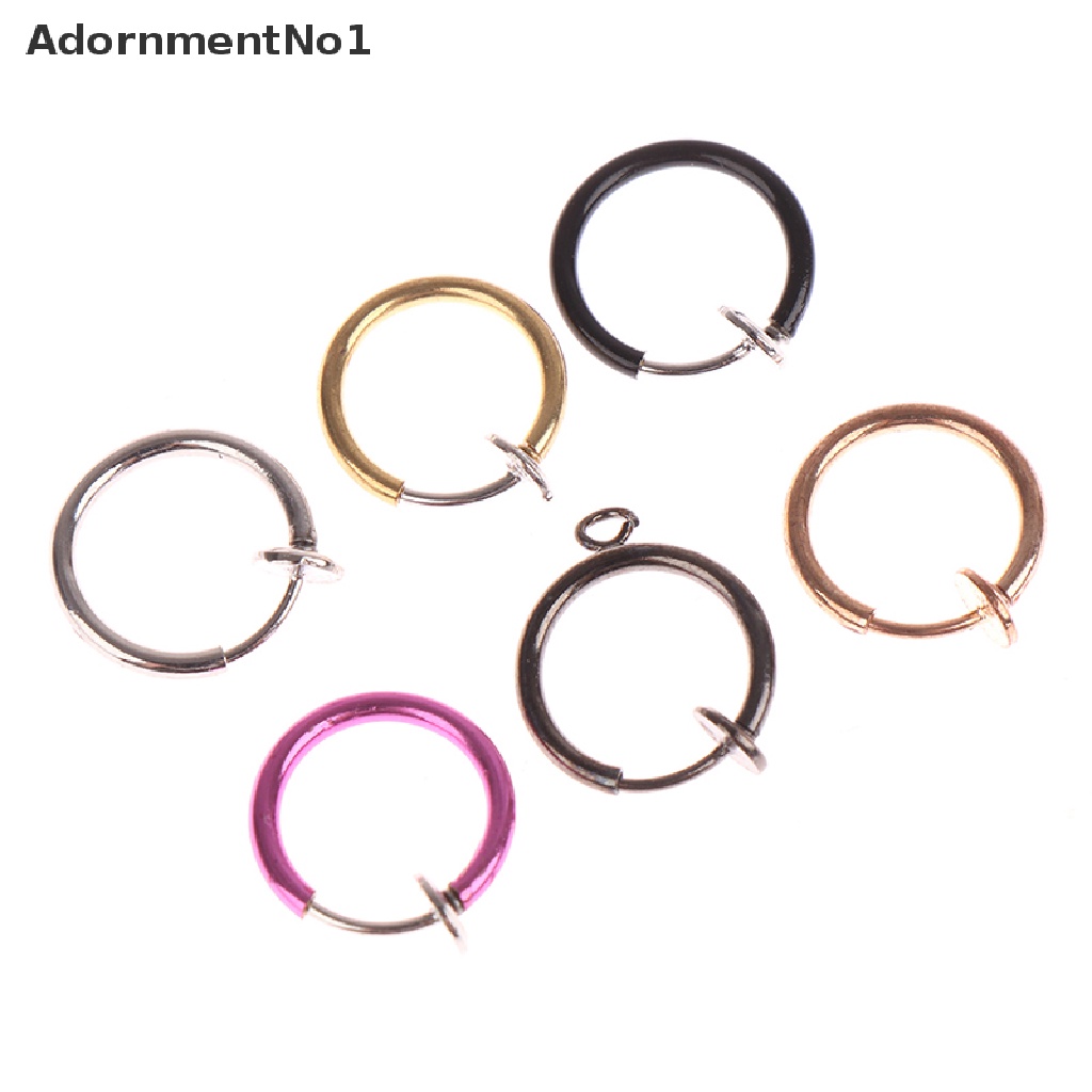 (AdornmentNo1) Anting Jepit Hidung / Bibir Tanpa Tindik Untuk Wanita