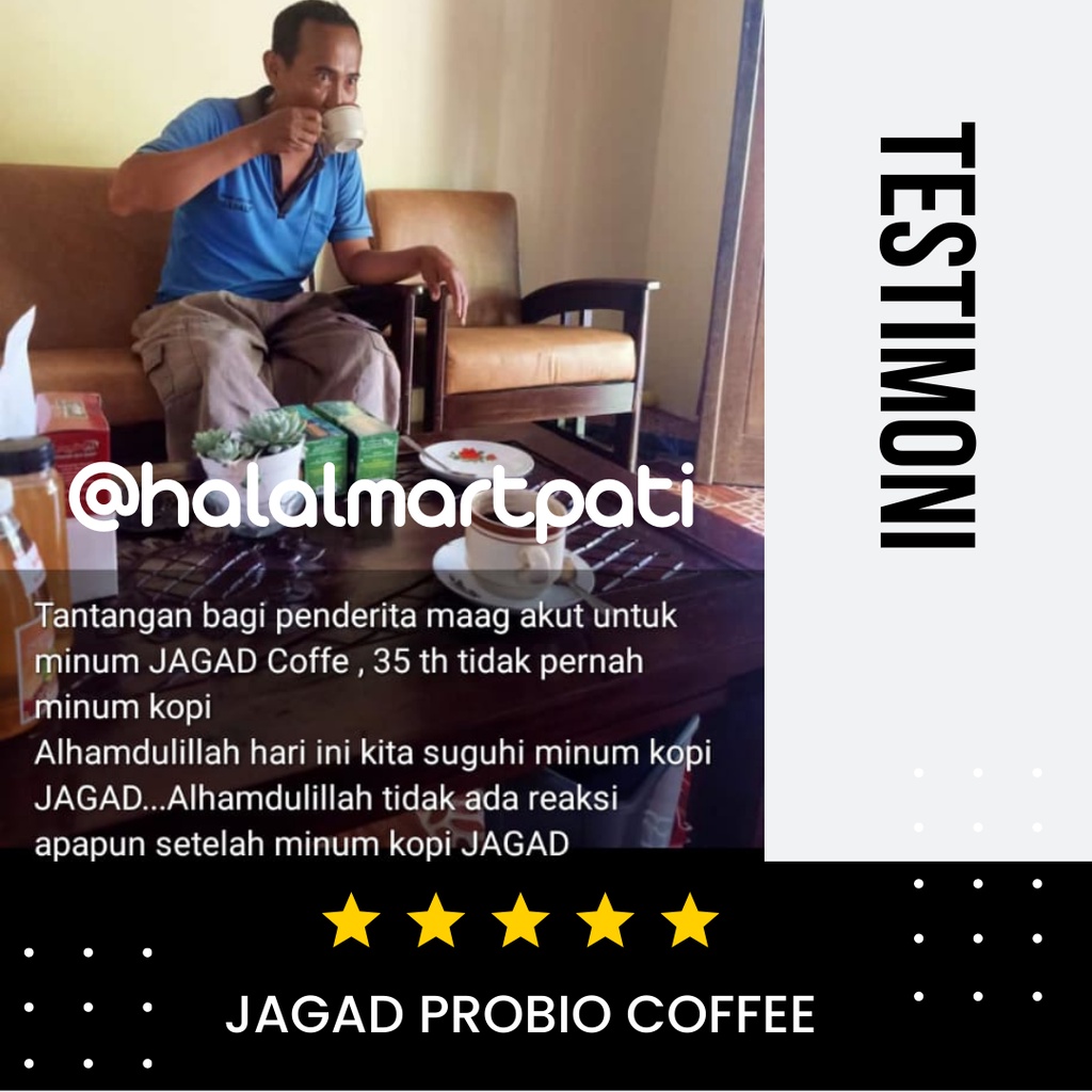 Kopi Hitam Sehat Probiotik Jagad High Class Robusta Wine Bubuk Murni Fermentasi Organik Robusta Premium Asli Original Tanpa Campuran Gula Aman Untuk Penderita Sakit Maag Asam Lambung Jantung Hipertensi Darah Tinggi