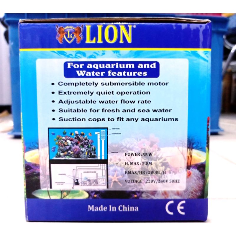 PROMO Pompa Kolam Hidroponik Submersible Pump LION L2