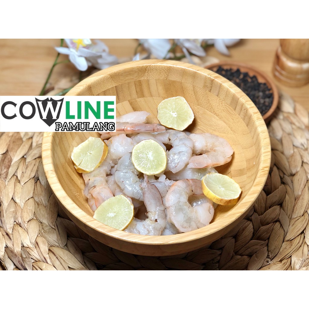 

Udang Kupas Premium Frozen Ukuran Besar Nett:500Gram