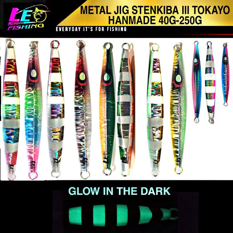 METAL JIG STENKIBA III TOKAYO HANMADE 100G-150G-