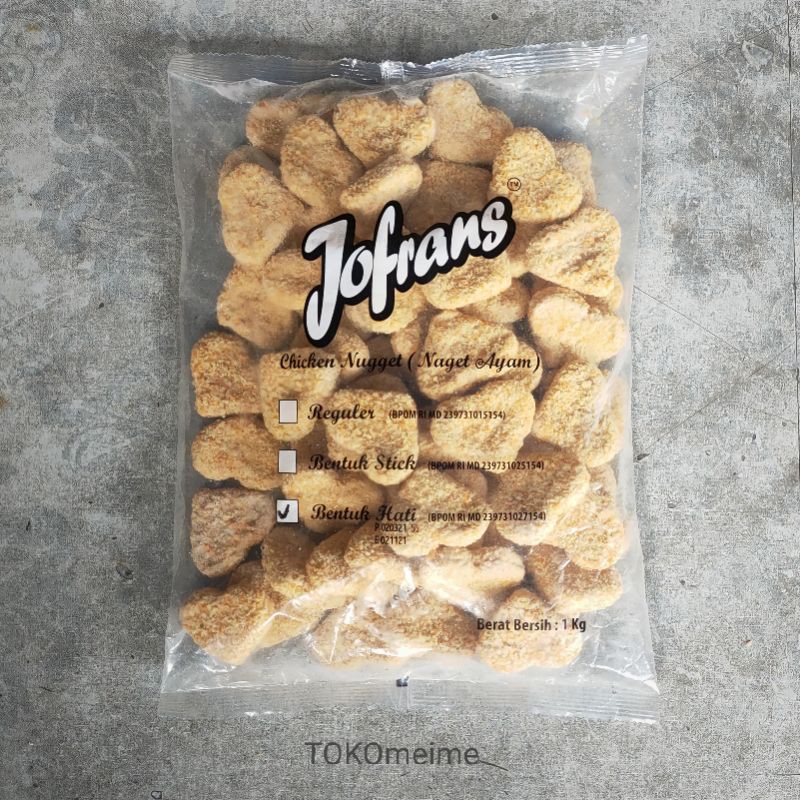 

JOFRANS NAGET AYAM LOVE 1kg