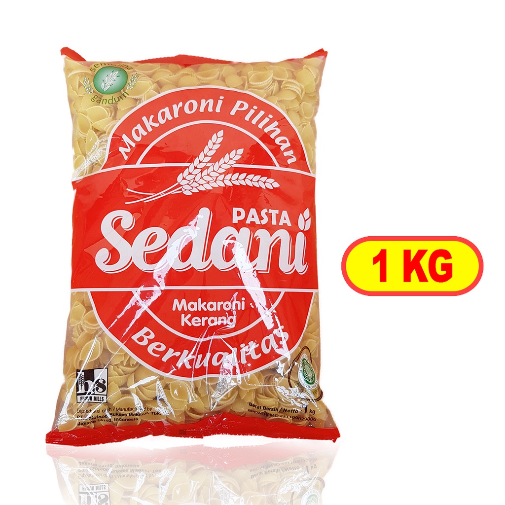 Sedani Makaroni Kerang 1 Kg