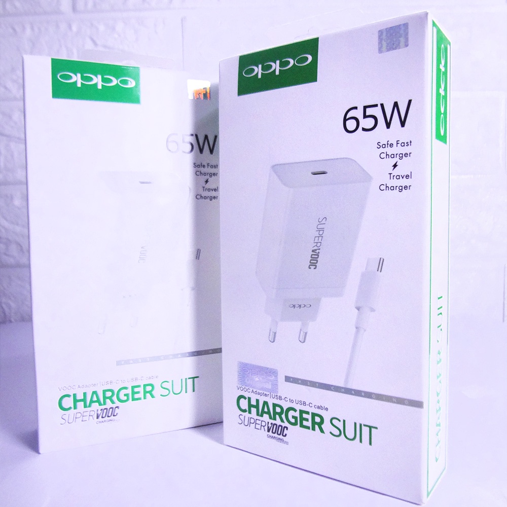 CHARGER OPPO SUPERVOOC 65 WATT USB TYPE C TO TYPE C/CASAN OPPO/CHARGER OPPO FAST CHARGING ORIGINAL 100%