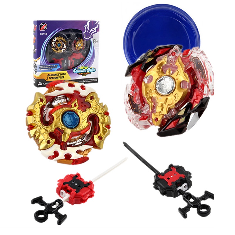 5pcs / Set Mainan Arena Stadium Beyblade Burst B86 B100 Bahan Metal Dengan Launcher Untuk Anak Laki-Laki