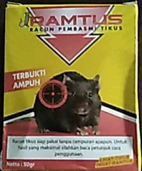 Racun Tikus Ramtus Asli Alami Mati Kering Tidak Bau Pembasmi Pengusir Tikus Super Paling Ampuh 3pack