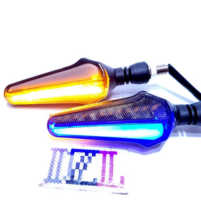 Lampu led sein drl 2 in 1 moge running 2 warna senja sein terpisah