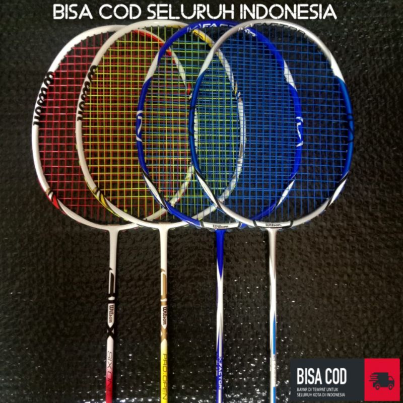 RAKET BADMINTON WILSON K FACTOR PLES SENAR