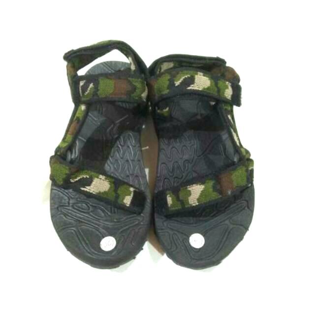  Sandal  gunung anak  cewek cowok tali  belakang  motif batik 